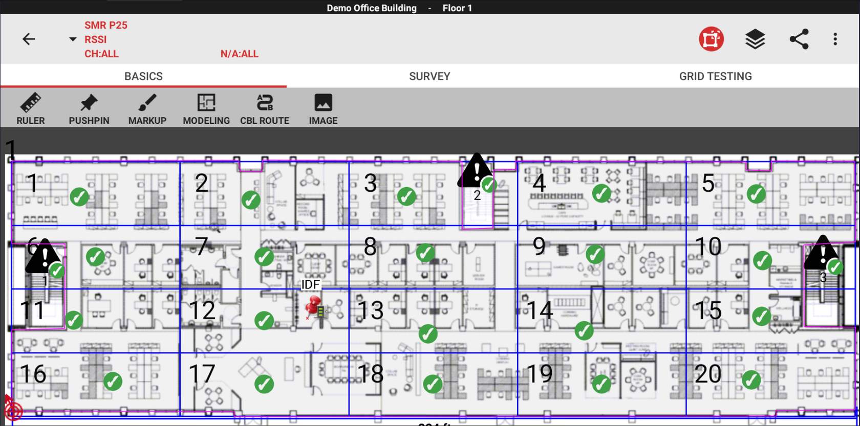 Grid Testing of Public Safety Networks